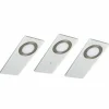 Evotec Lampe sous meuble LED Pano plat en lot de 3, blanc| Luminaires Led D'Intérieur
