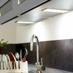 Hera Lampe sous meuble LED Sky acier inoxydable 4 000 K| Luminaires Led D'Intérieur