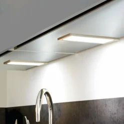 Hera Lampe sous meuble LED Sky par 2 4 000 K acier inox| Luminaires Led D'Intérieur