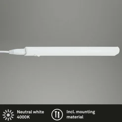 Briloner Lampe sous meuble LED Took 31,3 cm 400 lm 4 000 K| Luminaires Led D'Intérieur