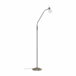 Lindby Lampe sur pied Gwendolin, couleur nickel, 1 lampe| Lampadaires Led|Lampadaires