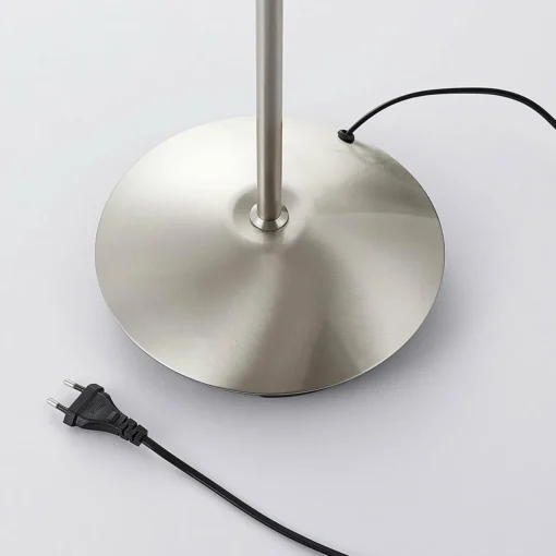 Lindby Lampe sur pied Gwendolin, couleur nickel, 1 lampe| Lampadaires Led|Lampadaires
