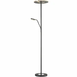 FISCHER & HONSEL Lampe sur pied LED Dent, noir, 180 cm, CCT, à 2 lampes| Lampadaires Led|Lampadaires