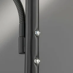 FISCHER & HONSEL Lampe sur pied LED Dent, noir, 180 cm, CCT, à 2 lampes| Lampadaires Led|Lampadaires