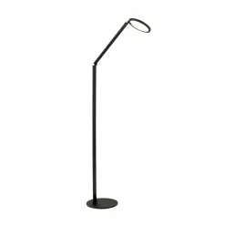 ORION Lampe sur pied LED Fati, hauteur 136 cm, noir, aluminium, variateur| Lampadaires Led|Lampadaires