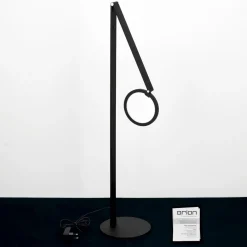 ORION Lampe sur pied LED Fati, hauteur 136 cm, noir, aluminium, variateur| Lampadaires Led|Lampadaires