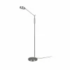 Trio Lighting Lampe sur pied LED Franklin, variateur, nickel| Lampadaires Led|Lampadaires