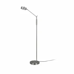 Trio Lighting Lampe sur pied LED Franklin, variateur, nickel| Lampadaires Led|Lampadaires