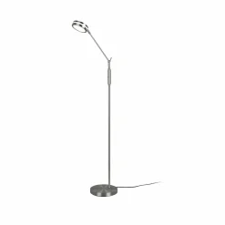 Trio Lighting Lampe sur pied LED Franklin, variateur, nickel| Lampadaires Led|Lampadaires
