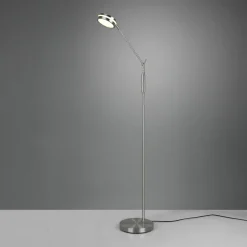 Trio Lighting Lampe sur pied LED Franklin, variateur, nickel| Lampadaires Led|Lampadaires