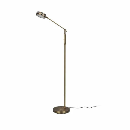 Trio Lighting Lampe sur pied LED Franklin, variateur, ancien| Lampadaires Led|Lampadaires