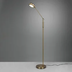 Trio Lighting Lampe sur pied LED Franklin, variateur, ancien| Lampadaires Led|Lampadaires