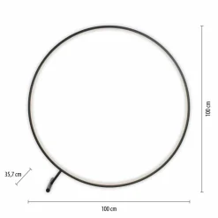 Paul Neuhaus Lampe sur pied LED Hula CCT avec télécommande Ø 100cm| Lampadaires Led|Lampadaires