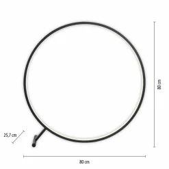 Paul Neuhaus Lampe sur pied LED Hula CCT avec télécommande Ø 80 cm| Lampadaires Led|Lampadaires