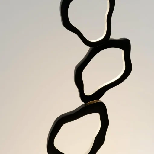 Holländer Lampe sur pied LED Infernale, noir/argent, 5 lampes, fer| Lampadaires Led|Lampadaires