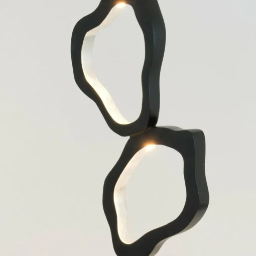 Holländer Lampe sur pied LED Infernale, noir/argent, 5 lampes, fer| Lampadaires Led|Lampadaires