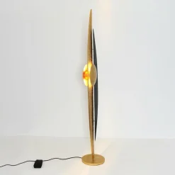 Holländer Lampe sur pied LED La Presa indirecte or/noir/brun| Lampadaires Led|Lampadaires