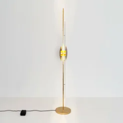 Holländer Lampe sur pied LED La Presa indirecte or/noir/brun| Lampadaires Led|Lampadaires