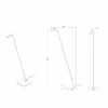Lucide Lampe sur pied LED Lavale, noir, intensité variable, hauteur 138 cm| Lampadaires Led|Lampadaires