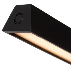 Lucide Lampe sur pied LED Lavale, noir, intensité variable, hauteur 138 cm| Lampadaires Led|Lampadaires