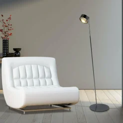 Top Light Lampe sur pied LED Puk Maxx Floor Mini, chrome| Lampadaires Led|Lampadaires