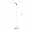 Lucide Lampe sur pied LED rechargeable Gilly, noir| Lampadaires Led|Lampadaires