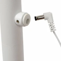 Lucide Lampe sur pied LED rechargeable Gilly, blanc| Lampadaires Led|Lampadaires
