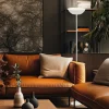 Briloner Lampe sur pied LED rechargeable Estate, blanc, variateur tactile, câble USB| Lampadaires Led|Lampadaires