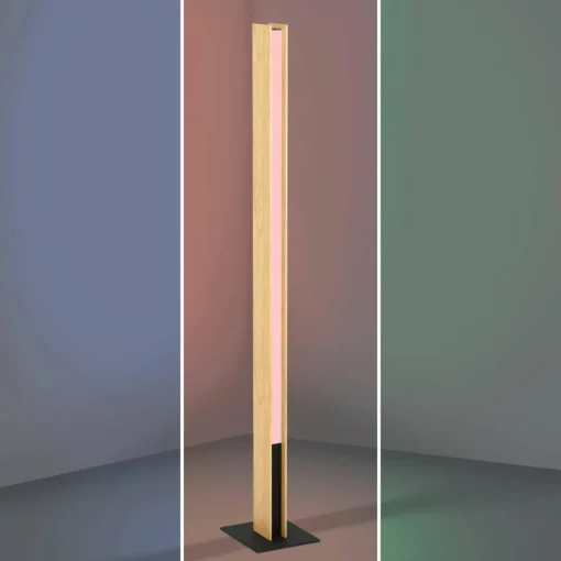 EGLO Lampe sur pied LED Smart-ZIG Anchorena-Z, hauteur 150 cm, RVB, CCT| Lampadaires Led|Lampadaires