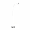FISCHER & HONSEL Lampe sur pied LED Tallri, couleur nickel, hauteur 135 cm, CCT| Lampadaires Led|Lampadaires