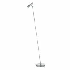 HELL Lampe sur pied LED Tom Pro, nickel mat, à 1 lampe, CCT, variateur d'intensité| Lampadaires Led|Lampadaires