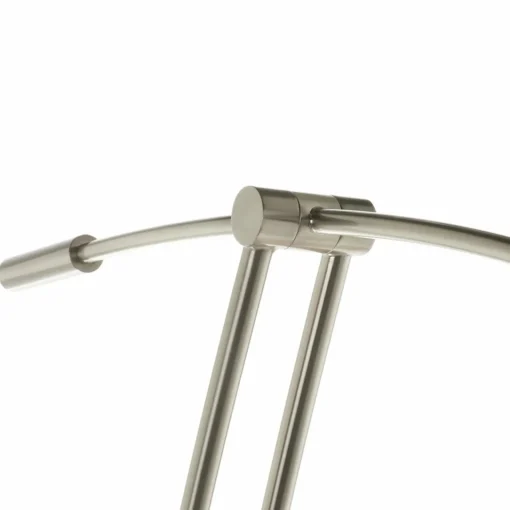 HELL Lampe sur pied Ohio, nickel/chromée| Lampadaires Led|Lampadaires
