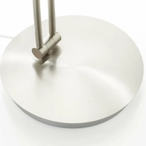 HELL Lampe sur pied Ohio, nickel/chromée| Lampadaires Led|Lampadaires