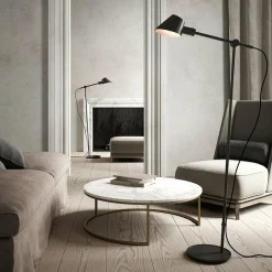 DFTP by Nordlux Lampe sur pied Stay up + down, noire| Lampadaires Led|Lampadaires