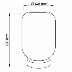 Näve Lampe table déco LED 5305558 batterie gris fumée| Lampes À Poser Led|Lampes À Poser Et Lampes De Table