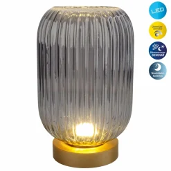 Näve Lampe table déco LED 5305558 batterie gris fumée| Lampes À Poser Led|Lampes À Poser Et Lampes De Table