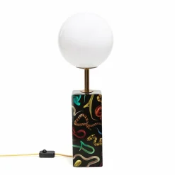 SELETTI Lampe table LED Toiletpaper à motif serpent| Lampes À Poser Led|Lampes À Poser Et Lampes De Table