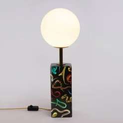 SELETTI Lampe table LED Toiletpaper à motif serpent| Lampes À Poser Led|Lampes À Poser Et Lampes De Table