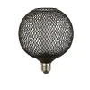 Searchlight LED Deco Bulb Wire Globe E27 4,5W 2.700K noir Mesh| Lampes Led À Intensité Variable|Ampoules Led