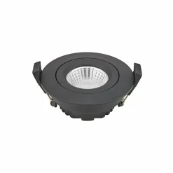Sigor LED Spot à encastrer au plafond Diled, Ø 8,5 cm, 6 W, 3.000 K, noir| Spots Encastrés Led|Luminaires Led D'Intérieur