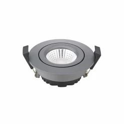 Sigor LED Spot à encastrer au plafond Diled, Ø 8,5cm, 6 W, 3.000 K, anthracite| Spots Encastrés Led|Luminaires Led D'Intérieur