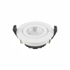 Sigor LED Spot à encastrer au plafond Diled, Ø 8,5 cm, 6 W, 3.000 K, blanc| Spots Encastrés Led|Luminaires Led D'Intérieur