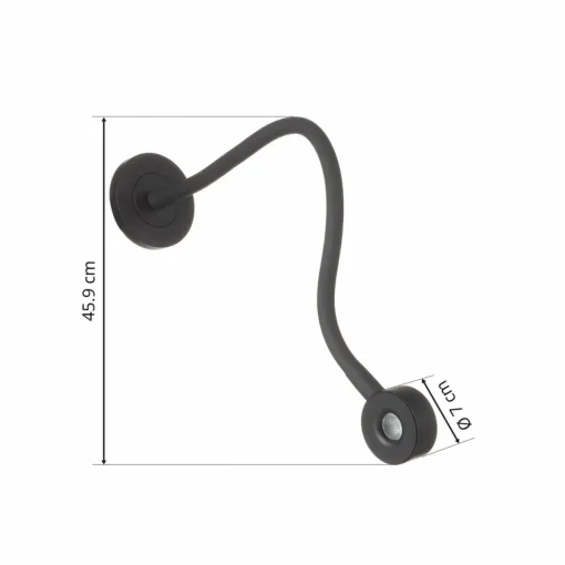 LEDS-C4 Link applique LED noire| Appliques Murales Led|Appliques Murales