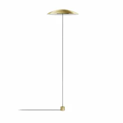 LEDS-C4 Noway Single lampadaire LED, droit, doré| Lampadaires Led|Lampadaires