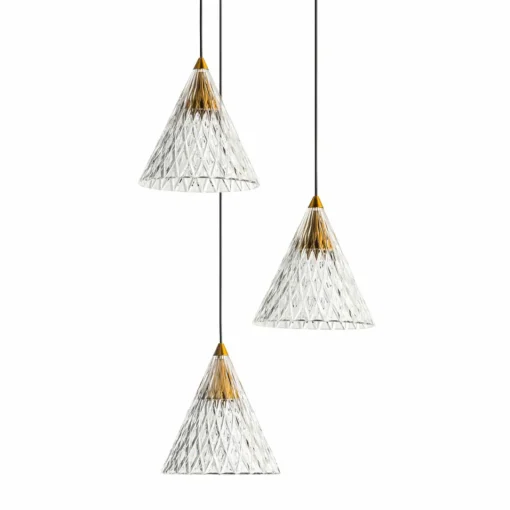LEDS-C4 Veneto suspension LED 3 lampes noire| Suspensions Led|Suspensions