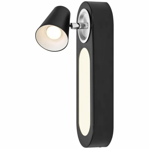 LEDVANCE Applique murale LED Neptune, 1 spot, interrupteur, noir| Spots Et Projecteurs Led|Spots