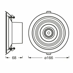 LEDVANCE Decor Filament Halo downlight LED| Spots Encastrés Led|Luminaires Led D'Intérieur