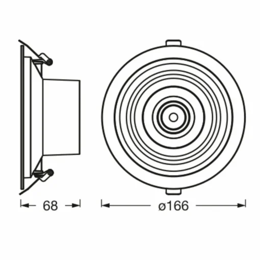 LEDVANCE Decor Filament Halo downlight LED| Spots Encastrés Led|Luminaires Led D'Intérieur
