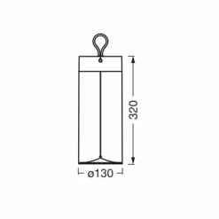 LEDVANCE Decor Filament lampe LED batterie, 32 cm| Lampes À Poser Led|Lampes À Poser Et Lampes De Table