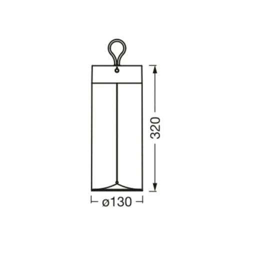 LEDVANCE Decor Filament lampe LED batterie, 32 cm| Lampes À Poser Led|Lampes À Poser Et Lampes De Table
